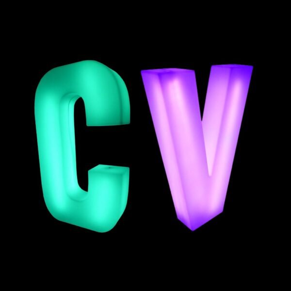 CV 4ft LED Light Up Letters Set