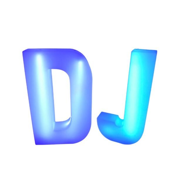 DJ 4ft LED Light Up Letters Set