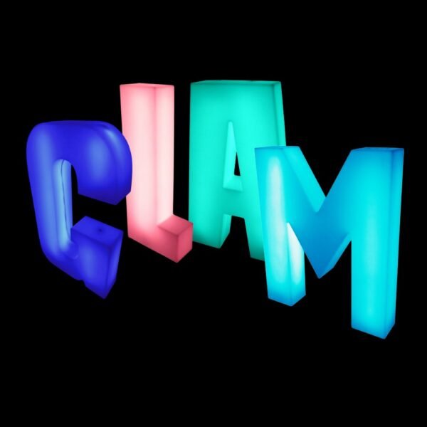 GLAM 4ft LED Light Up Letters Set