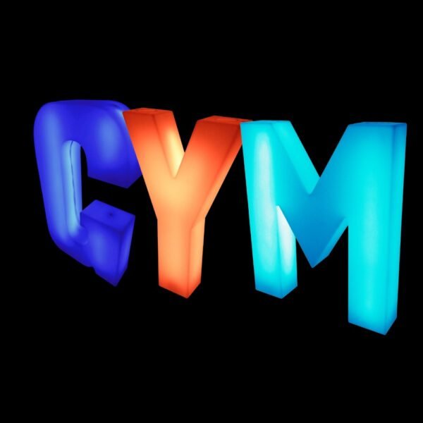 GYM 4ft LED Light Up Letters Set