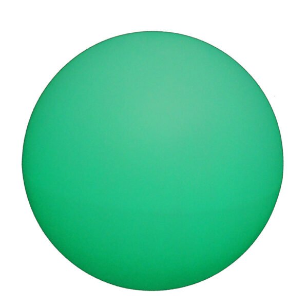 Green illuminated ball