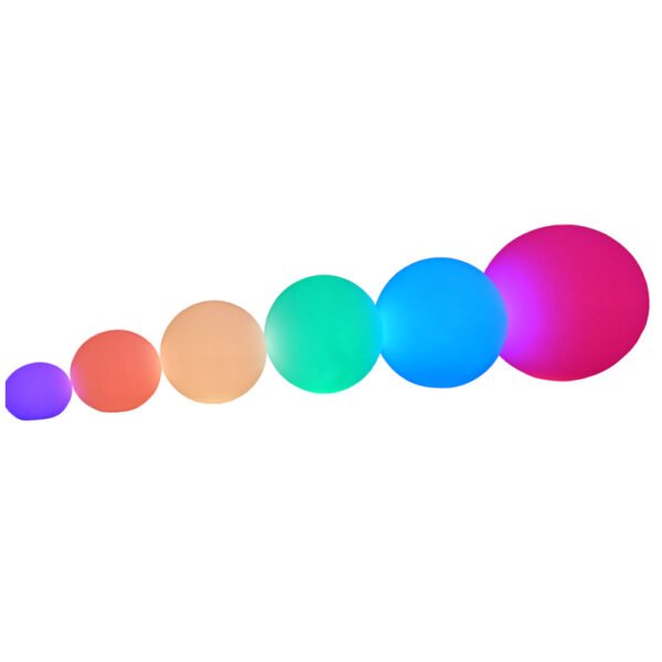 6 illuminated balls
