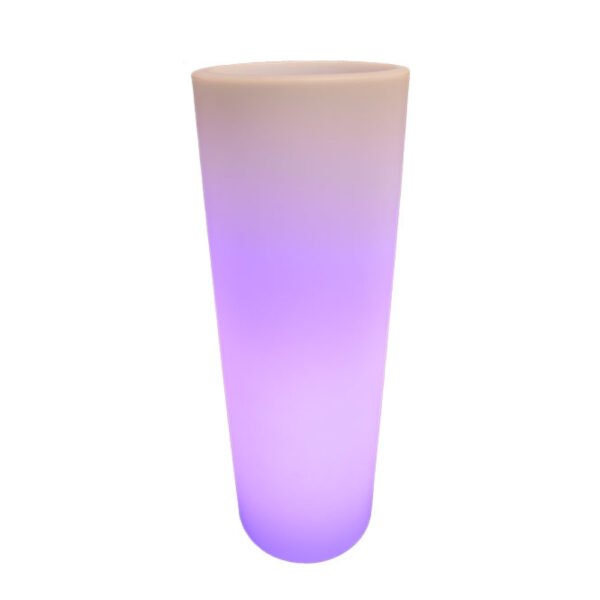 LED circular pillar with dipped centre 