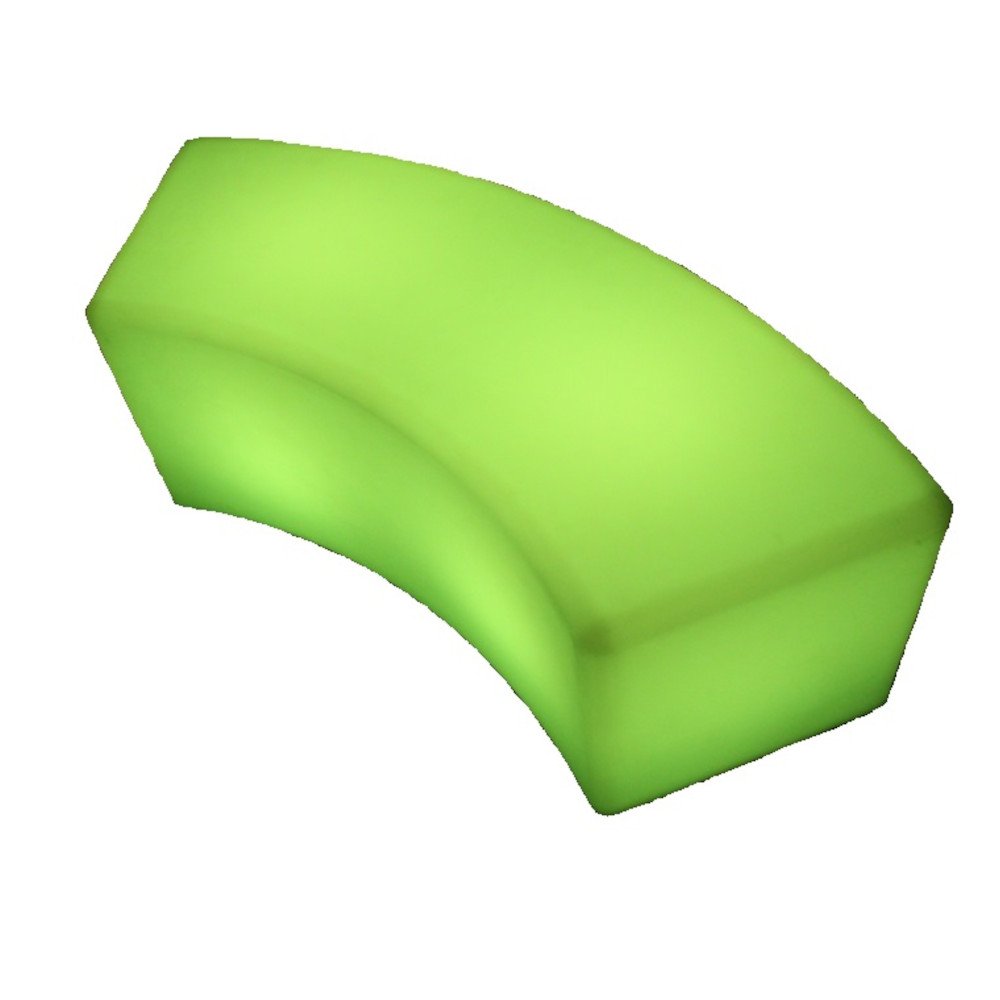 LED Curved Bench
