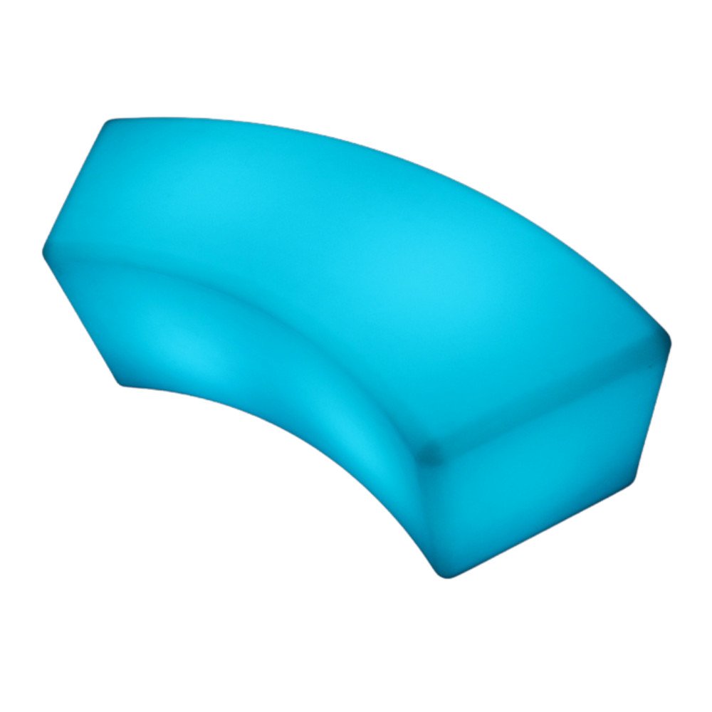 LED Curved Bench