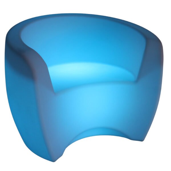 LED Curved Sofa Chair