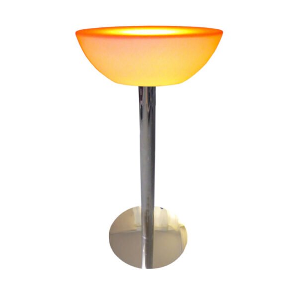 Poser table with illuminated top