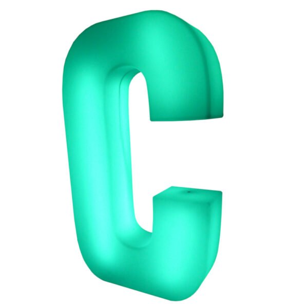 LED letter C