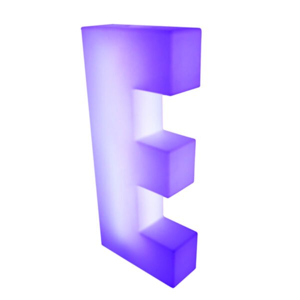 LED letter E