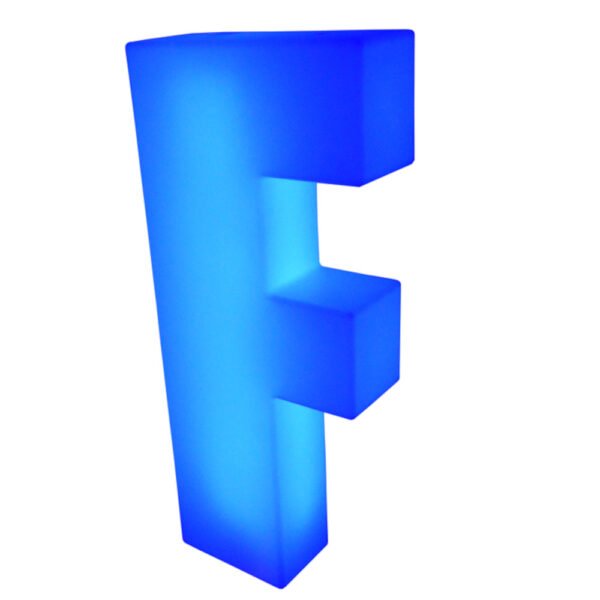 Illuminated letter F