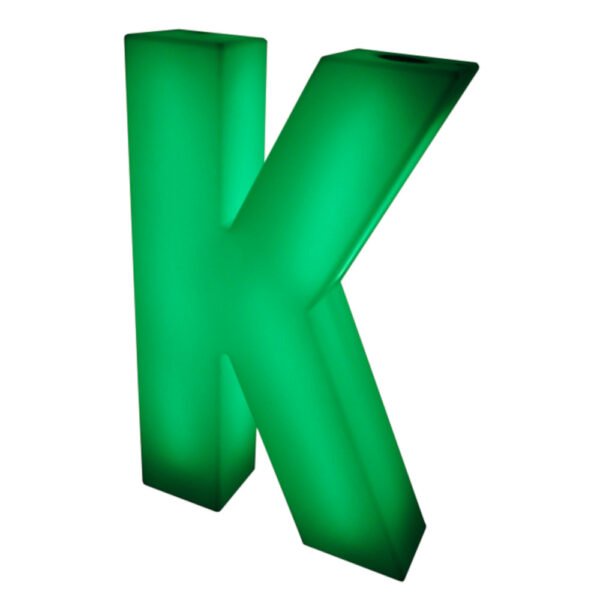 LED letter K