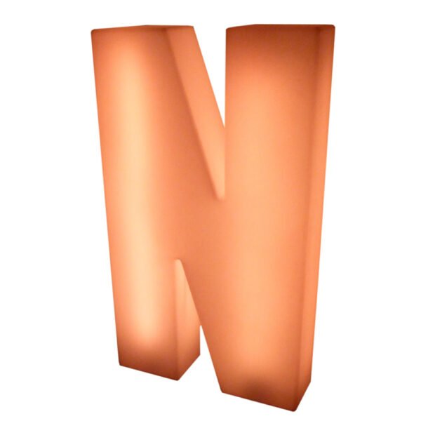 LED letter N