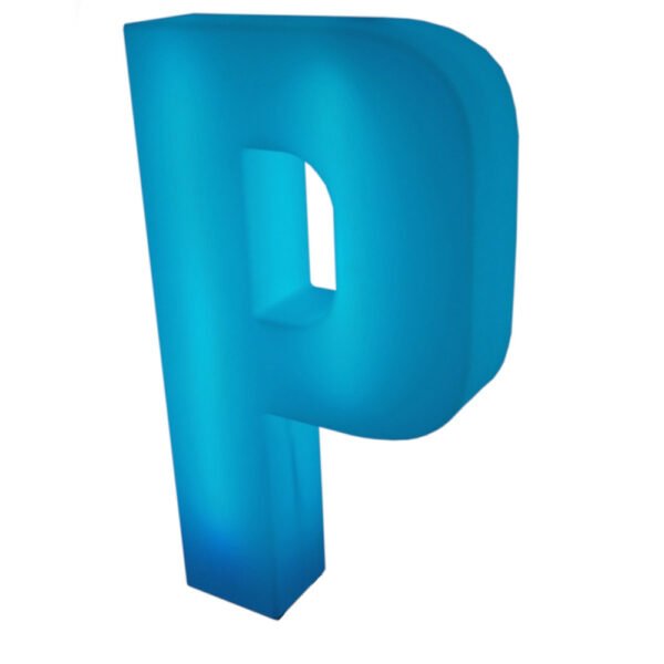 Illuminated letter P