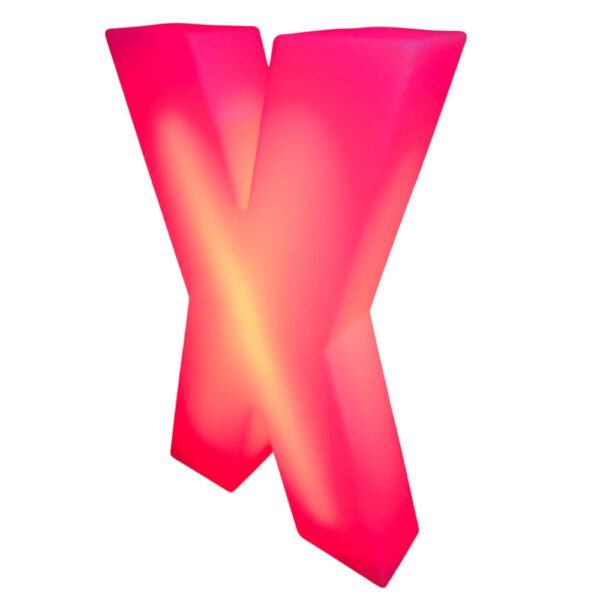 LED letter X