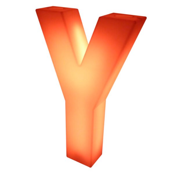 LED letter Y