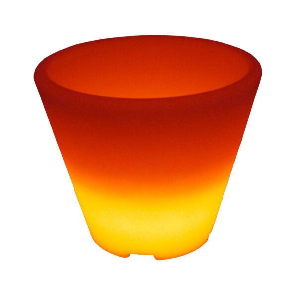 LED Round Flower Pot 25cm 1.7kg