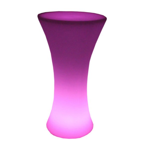 LED round poseur table